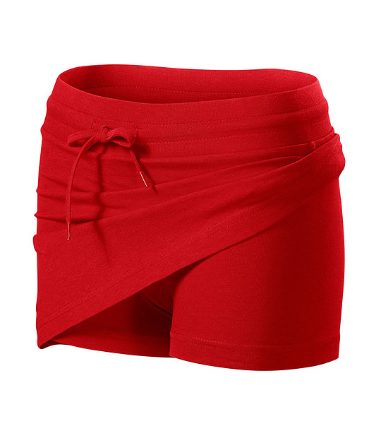 Памучна червена пола за тенис Lucky снимка