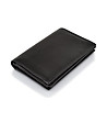 Черен кожен портфейл с изчистен дизайн-0 снимка