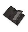 Черен кожен мъжки портфейл с изчистен дизайн-1 снимка