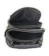 Мъжка черна кожена чанта Simon-2 снимка