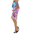 Многоцветна пола с абстрактен принт Agatha -2 снимка