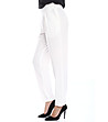 Дълъг бял дамски панталон Ella-2 снимка