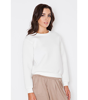 Дамска блуза в цвят екрю Cora снимка