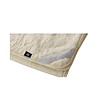 Вълнено одеяло в цвят крем за единично легло 90х200 см-0 снимка