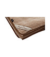 Бежово мериносово одеяло за единично легло 90х200 см-0 снимка