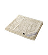 Кашмирено одеяло в цвят крем за единично легло 140х200 см-0 снимка