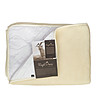Кашмирено одеяло в цвят крем за единично легло 140х200 см-1 снимка