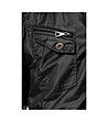 Мъжко яке в черно с джобове -2 снимка