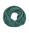 Кръгъл дамски шал в зелен меланж-0 снимка