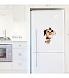 Декоративен стикер за хладилник Коте-1 снимка