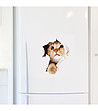 Декоративен стикер за хладилник Коте-2 снимка