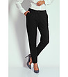 Черен памучен дамски панталон Maryla-0 снимка