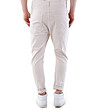 Светлобежов мъжки памучен панталон-1 снимка