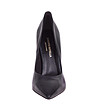 Черни дамски кожени обувки Laura-3 снимка