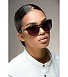 Дамски слънчеви очила в цвят хавана-0 снимка