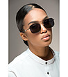 Дамски слънчеви очила в цвят каки-0 снимка