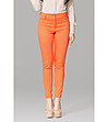 Оранжев дамски панталон с изчистен дизайн Massima-0 снимка