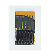 Комплект от 6 назъбени ножа с черни дръжки-0 снимка