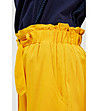 Жълти дамски къси панталонки Zizita-4 снимка