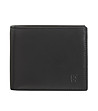 Черен кожен портфейл с цветни джобове Andres-0 снимка