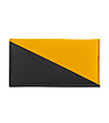 Unisex кожен аксесоар за ключове в черно и жълто Pulsera-1 снимка