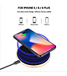 Индукционно безжично Fast charge зарядно за телефон в розово злато-3 снимка