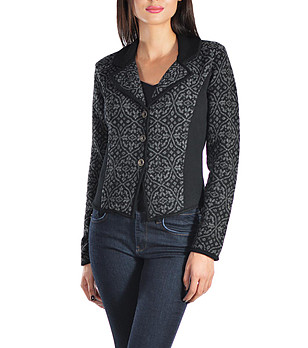 Черно дамско сако снимка