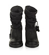 Черни дамски кожени боти Anika-3 снимка