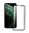 5D протектор от закалено стъкло за iPhone 11 Pro с черен кант-2 снимка