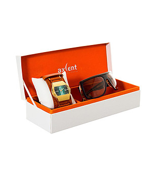 Дамски комплект от часовник и слънчеви очила Victoria снимка