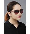 Дамски слънчеви очила в черно и червено-0 снимка