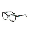 Дамски рамки за очила в черно и синьо-1 снимка