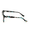 Дамски рамки за очила в черно и синьо-3 снимка