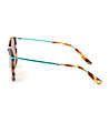 Дамски слънчеви очила в цвят хавана и синьо-3 снимка