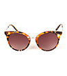 Дамски слънчеви очила в цвят хавана в оранжево-2 снимка