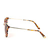 Дамски слънчеви очила в цвят хавана в оранжево-3 снимка
