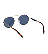 Сини дамски очила с тъмни лещи-4 снимка
