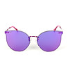 Лилави огледални дамски слънчеви очила-2 снимка
