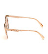 Дамски слънчеви очила в златисто -3 снимка