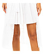 Бяла памучна пола с дантела-2 снимка