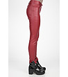 Панталон в цвят бордо с имитация на кожа Elvira-2 снимка