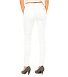 Бял памучен дамски панталон-1 снимка
