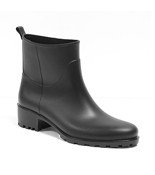 Черни гумени дамски боти Alene снимка