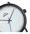 Черен мъжки часовник с бял циферблат Jeremy-2 снимка