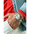 Сребрист мъжки часовник Elbert-1 снимка