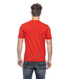 Памучна мъжка тениска в червено Edvin-1 снимка