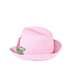 Розова дамска шапка с апликации Elona-2 снимка
