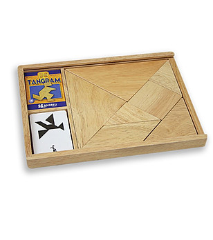 Дървен Танграм снимка