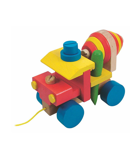 Дървен бетоновоз за сглобяване снимка