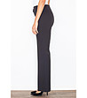 Черен дамски панталон с висока талия Miranda-2 снимка